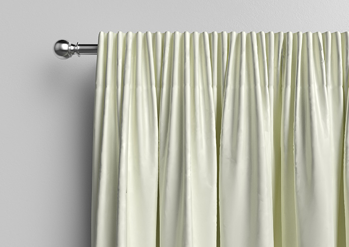 Kyoto Faux Silk, White - Made to Measure Curtains - Image 10
